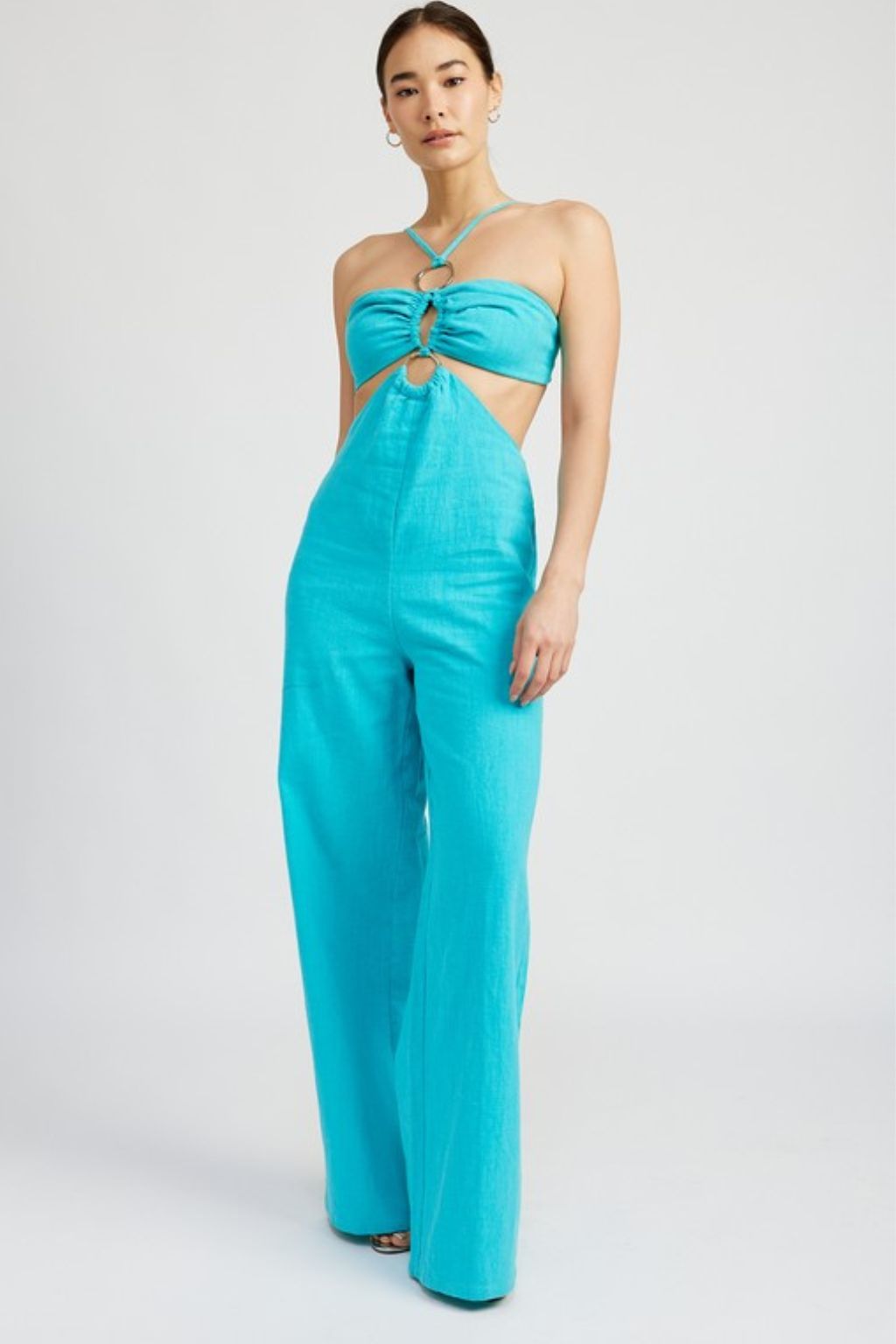 Double O-Ring Cut Out Jumpsuit