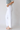 Slim Raw Hem Palazzo Pants in White