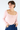 Soft Henley Top in Pink