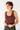 Reversible Ribbed Tank Top in Brown