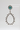 Turquoise Dotted Tear Earrings
