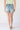Button Waist Denim Shorts