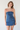 Bow Detail Mini Denim Tube Dress