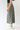 Ditsy Satin Midi Skirt in Dark Green