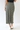 Ditsy Satin Midi Skirt in Dark Green
