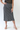 Ditsy Satin Midi Skirt Black