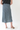 Ditsy Satin Midi Skirt in Teal