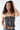 Front Button Denim Tube Top