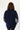 V-Neck Argyle Sweater in Navy