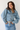 Tie Waist Cropped Denim Jacket