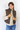 Brown Faux Leather Puffer Vest