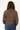 Mock Neck Flower Detail Sweater in Brown