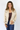 Shawl Neck Horse Print Ivory Cardigan