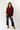 Burgundy Collard Knit Top