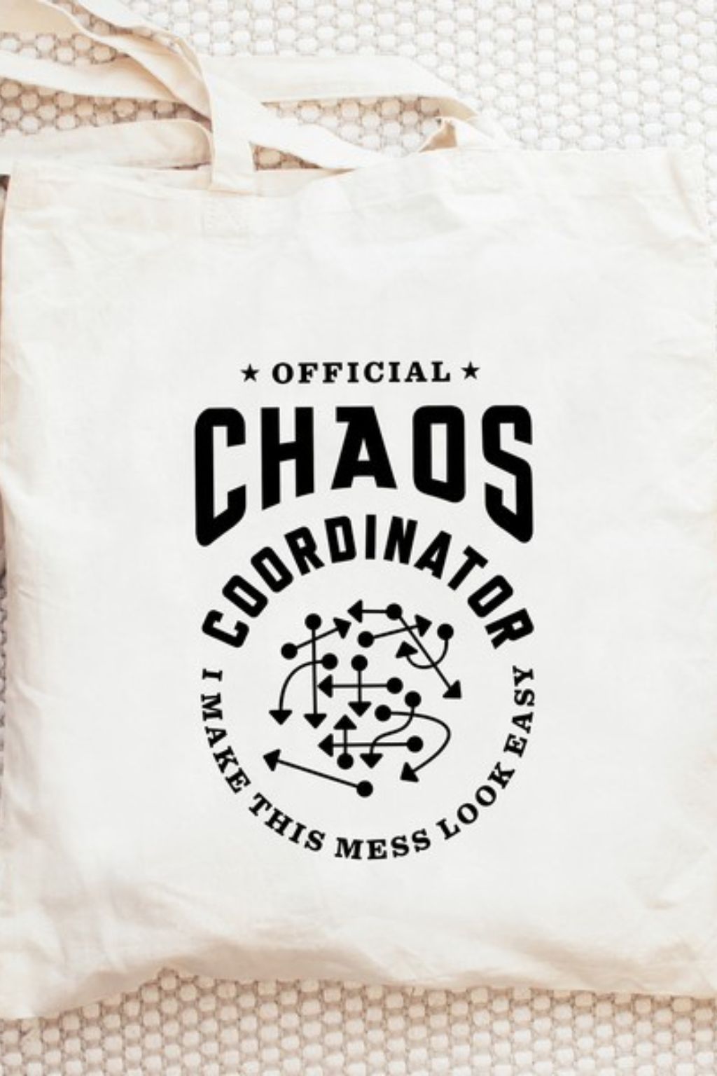 Official Chaos Coordinator Canvas Tote