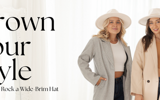 Crown Your Style: 3 Ways to Rock a Wide-Brim Hat