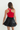 Ribbed X Halter Top Red