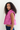 Shiny Crop Puffer Vest Pink