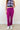 High Rise Flare Sweater Pants Berry