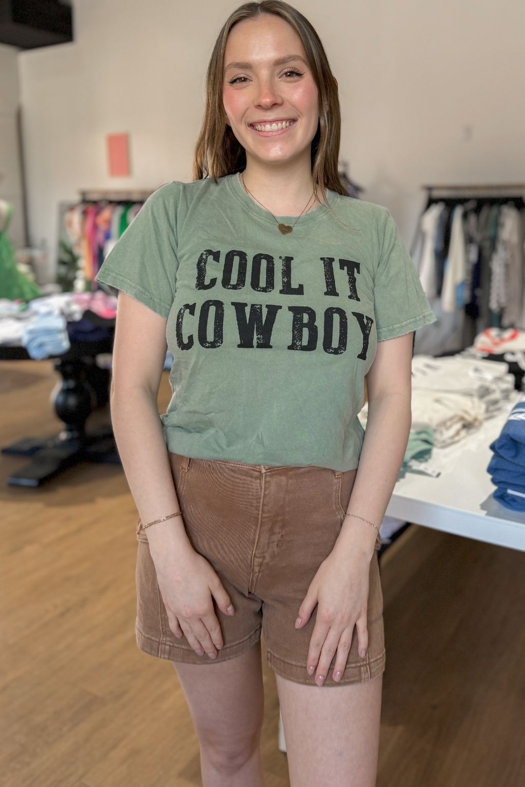 Cool It Cowboy Graphic T-Shirt