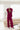 Elastic Waist Plisse Pants Magenta