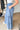 drawstring waist wide leg tiered mineral wash sweatpants blue