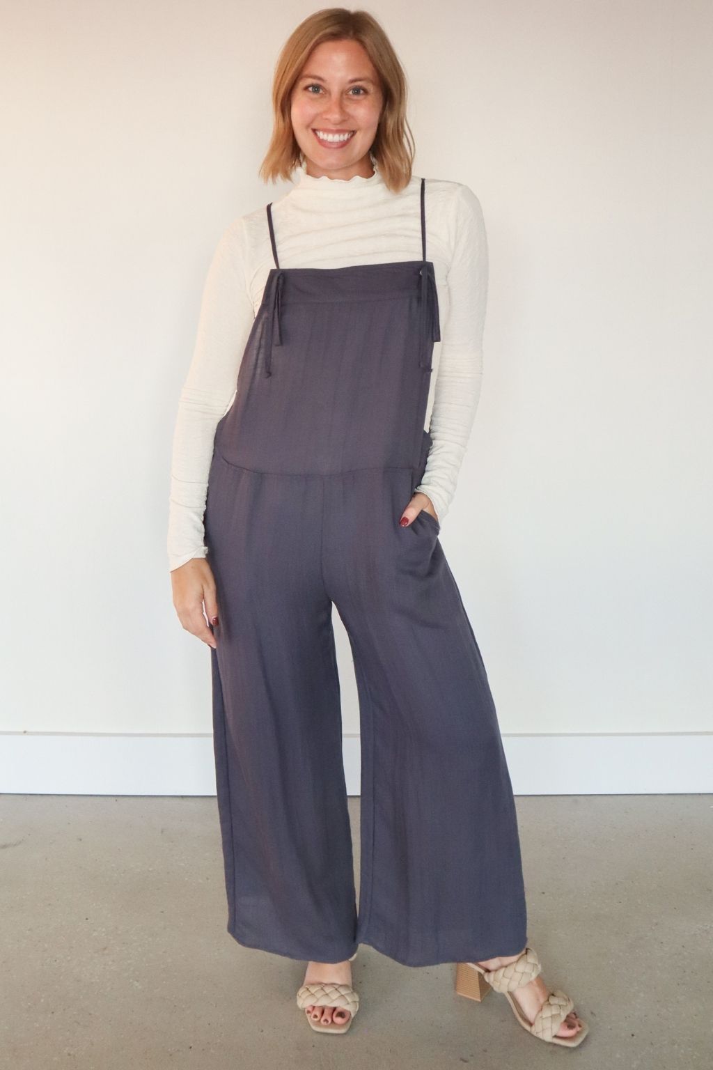 Relaxed Wide Leg Jumpsuit