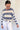 Striped Knit Distressed Sweater