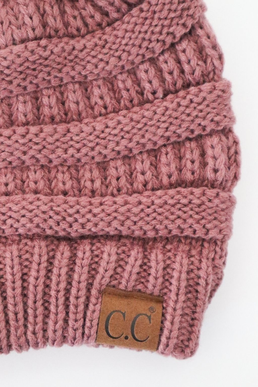 CC Knit Beanie Hat Coco Berry