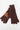 CC Cable Knit Gloves Brown