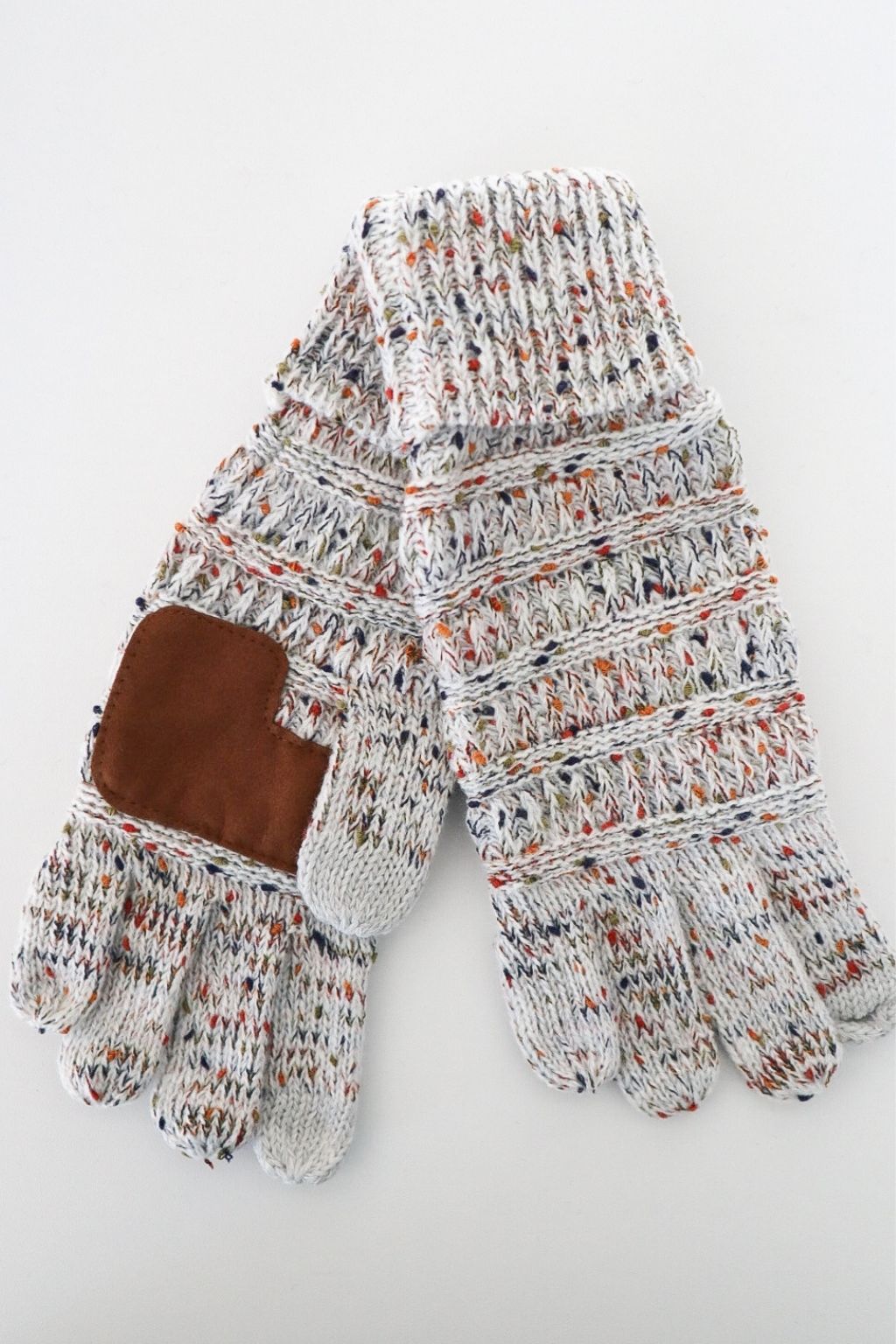 CC Cable Knit GlovesConfetti