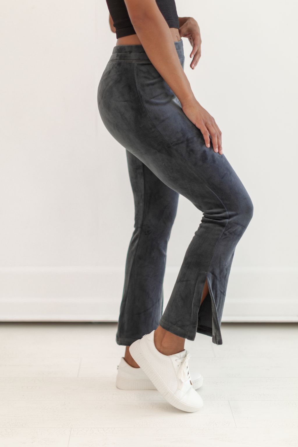 Velour Flare Pants