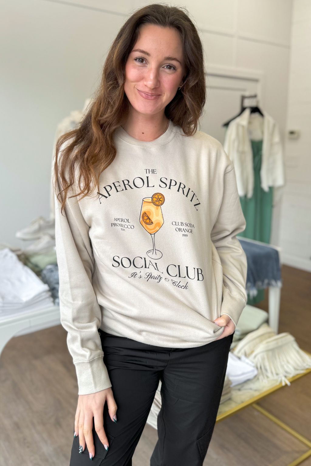 Aperol Spritz Graphic Sweatshirt