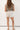 High Waist Cord Pleated Shorts Off White