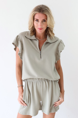 トップス Scuba-Jersey Gathered Bistier Top JOSEPH RIBKOFF SCUBA JERSEY BOXY TOP – The Apple Tree