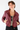 Collared Bomber Jacket in Burgundy