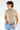 Turtle Neck Speckled Sweater in Taupe