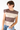 Boxy Thick Striped Sweater in Taupe