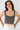 Vintage Chevron Crop Tank Brown