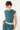 Split Bodice Crop Top Teal
