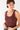 Reversible Ribbed Tank Top in Brown