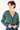Button Down Striped Cardi in Green