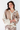 Mix Knit Button Down Shacket in Oat