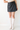 Front Wrap Skort PU Skort