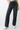 Raw Hem Wide Leg Denim in Black
