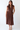Corded V Neck Zipper Midi Dress