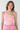 Vintage One Shoulder Crop Tank in Soft Pink