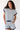 Round Neck Navy Striped Top