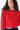 Red Round Neck Cardi