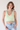 Sage Lace V-Neck Crop Tank